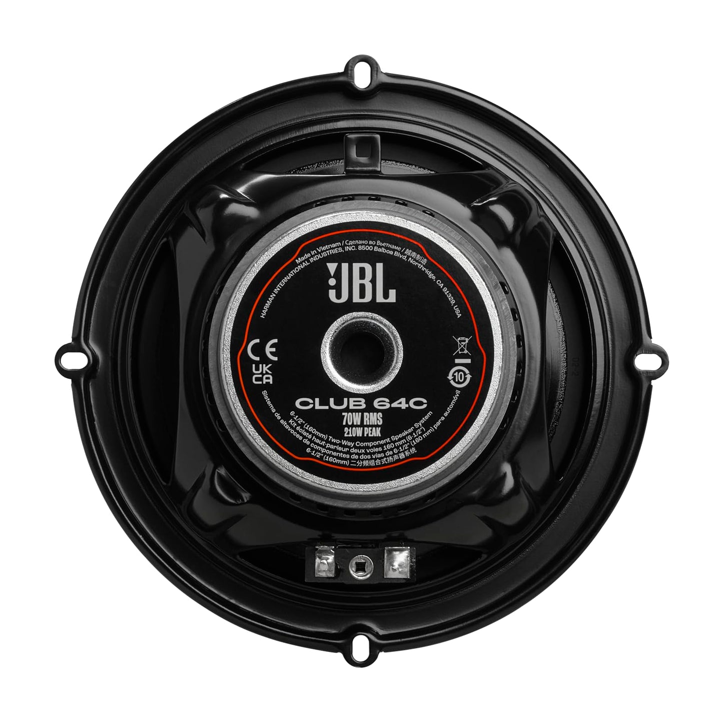 JBL Club 64C Club Series 6 - 1/2" Component Speaker System - electronicsexpo.com - Car Speakers