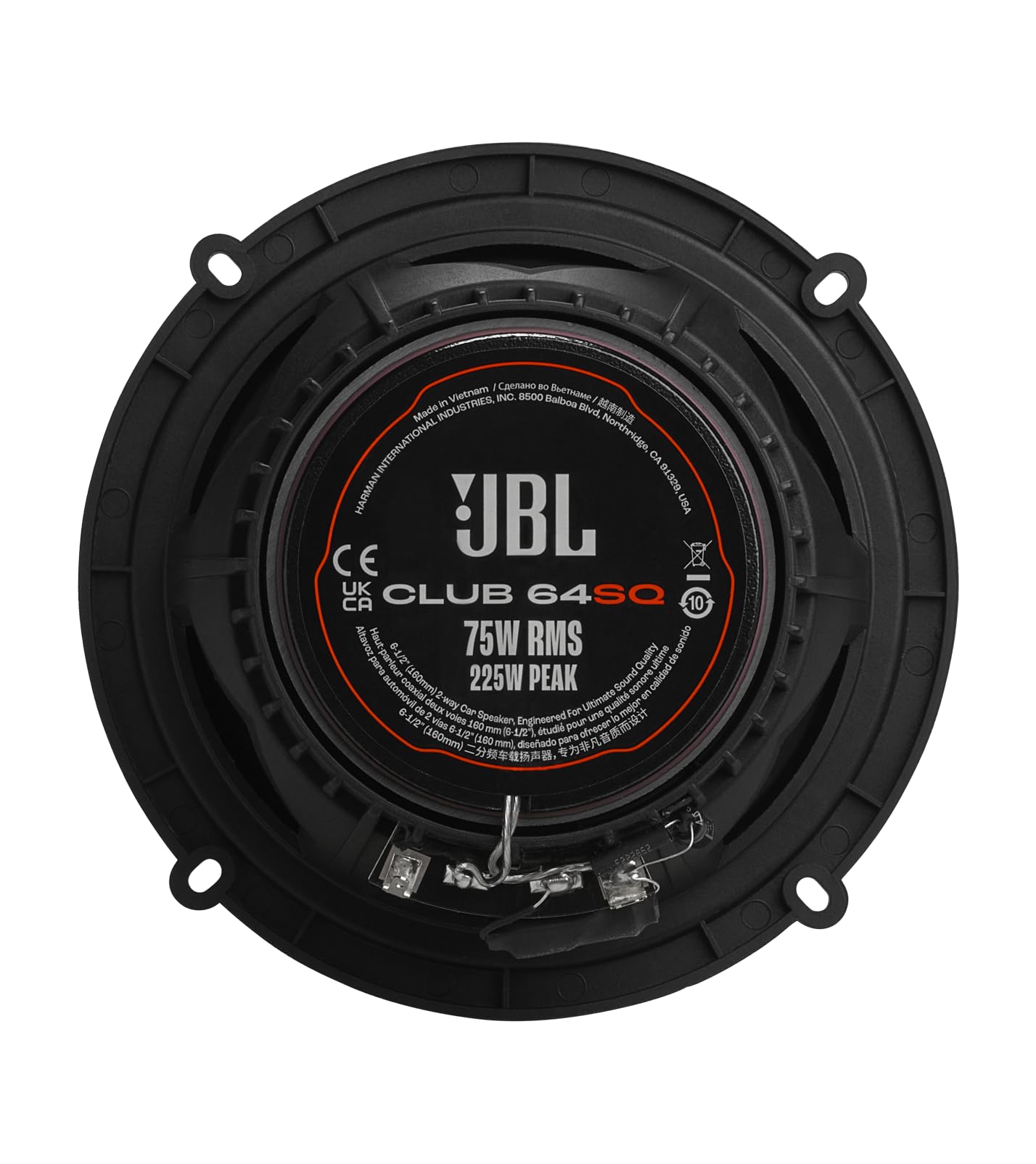 JBL Club 64SQ - 6 - 1/2" Two - Way Car Audio Speaker Premium Speaker (Pair) - electronicsexpo.com - Car Speakers