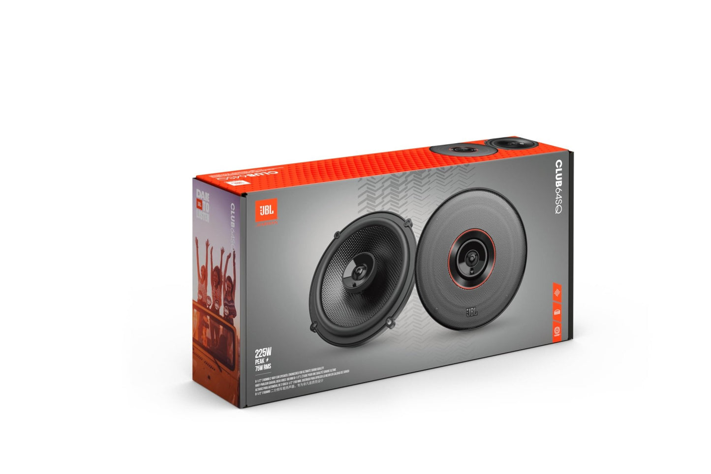 JBL Club 64SQ - 6 - 1/2" Two - Way Car Audio Speaker Premium Speaker (Pair) - electronicsexpo.com - Car Speakers