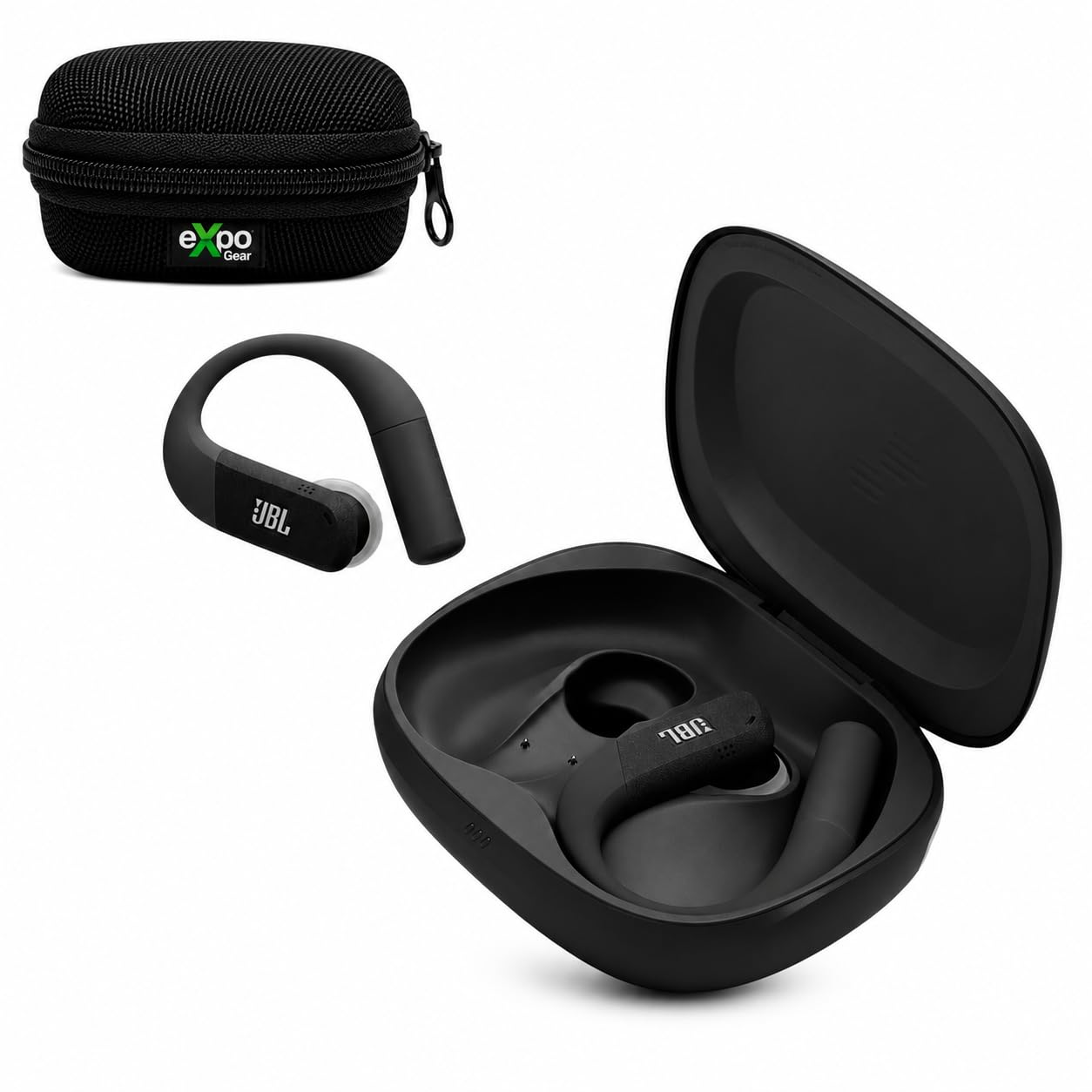 JBL Endurance Peak 4 True Wireless Noise Cancelling Sport Earbuds with Case (Black) - electronicsexpo.com-Headphones