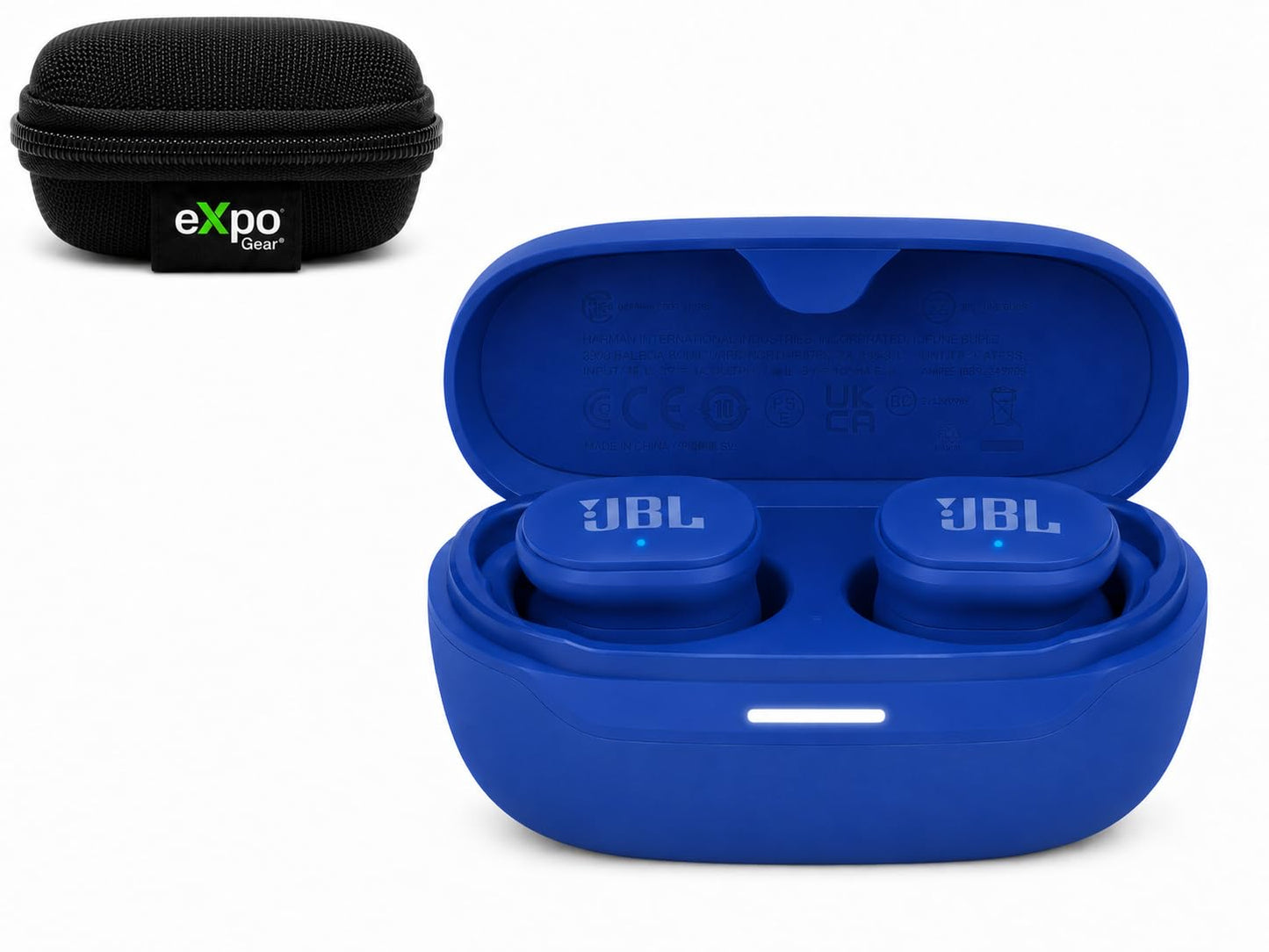 JBL Endurance Race 2 True Wireless Sports Earbuds with Hard Case Blue (Bundle) - electronicsexpo.com-Headphones