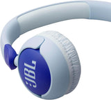 JBL Junior 320 Wired On - Ear Kids Headphones (Blue) - electronicsexpo.com - Headphones