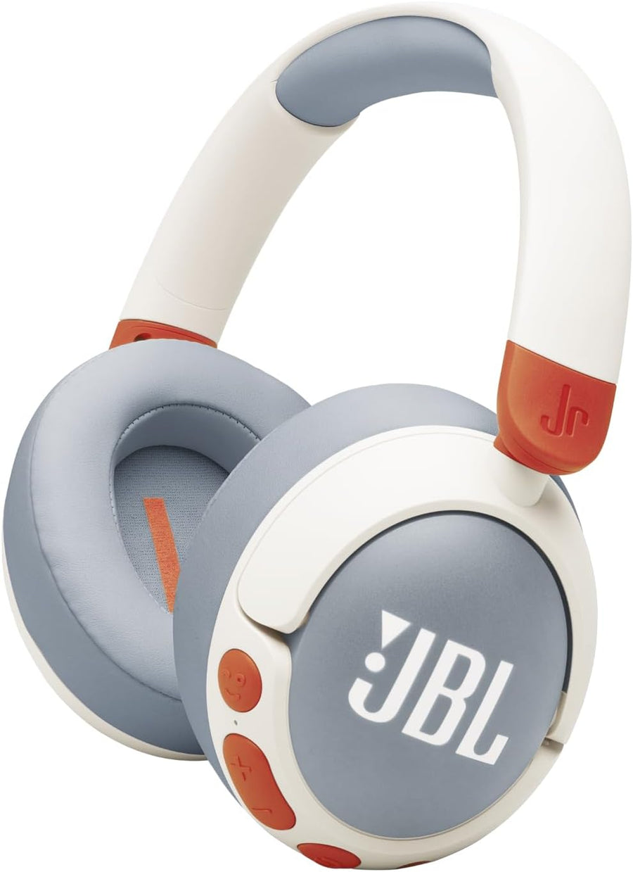 JBL Junior 470NC Wireless Over - Ear Noise Cancelling Kids Headphones Safe Sound (White) - electronicsexpo.com - Headphones