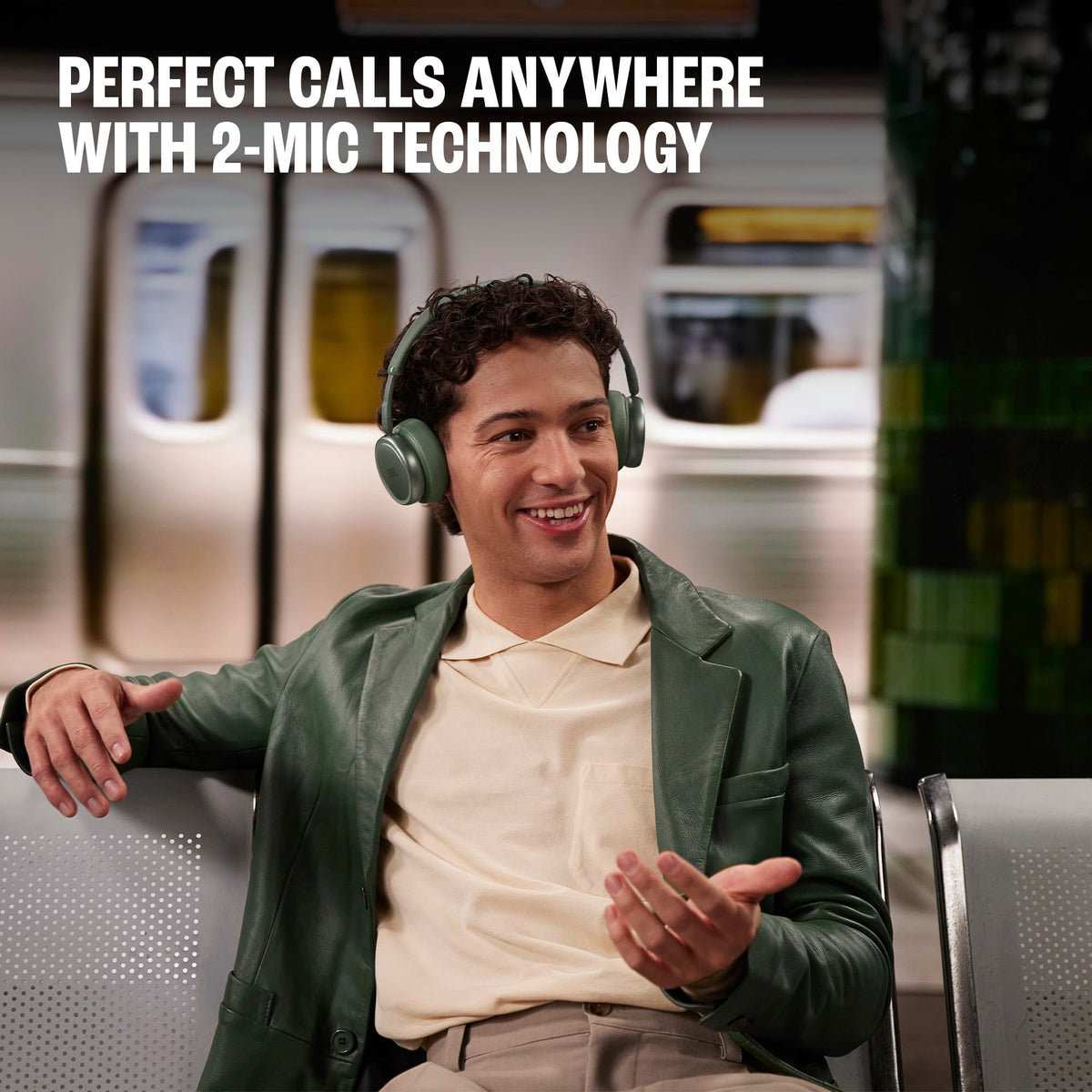 JBL Live 680NC - Wireless on-Ear True Adaptive Noise Cancelling Headphones, JBL Signature Sound with Hi-Res Audio, 2-mic Perfect Calls 2.0 with AI-Trained Algorithm, & Personi-Fi 3.0 (Green) - electronicsexpo.com-Misc