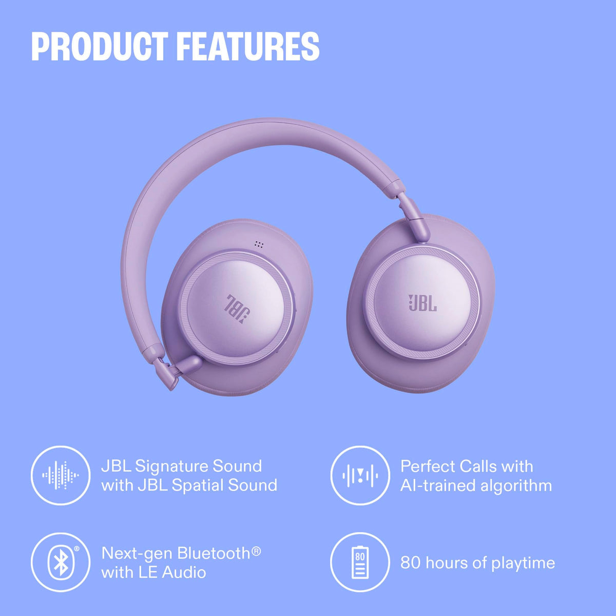 JBL Live 780NC Wireless Over-Ear Noise Cancelling Headphones - electronicsexpo.com-Headphones