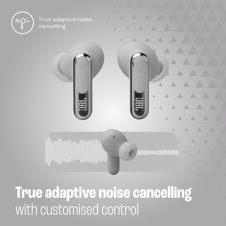JBL Live Beam 3 True Wireless Noise - Cancelling Closed - Stick Waterproof Earbuds - electronicsexpo.com - Headphones