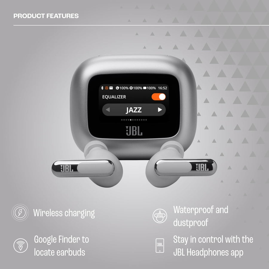 JBL Live Beam 3 True Wireless Noise - Cancelling Closed - Stick Waterproof Earbuds - electronicsexpo.com - Headphones