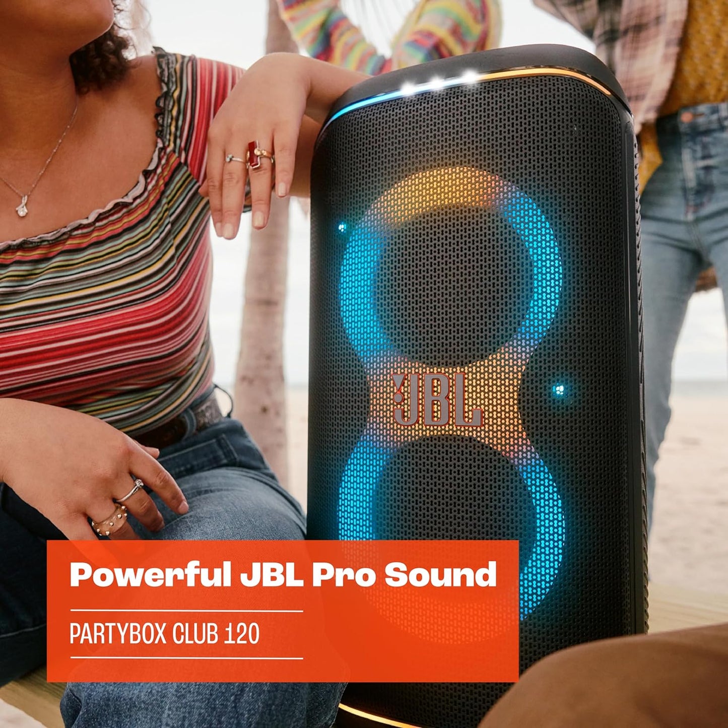 JBL PartyBox Club 120 Portable Party Speaker (White) - electronicsexpo.com - Bluetooth Speakers