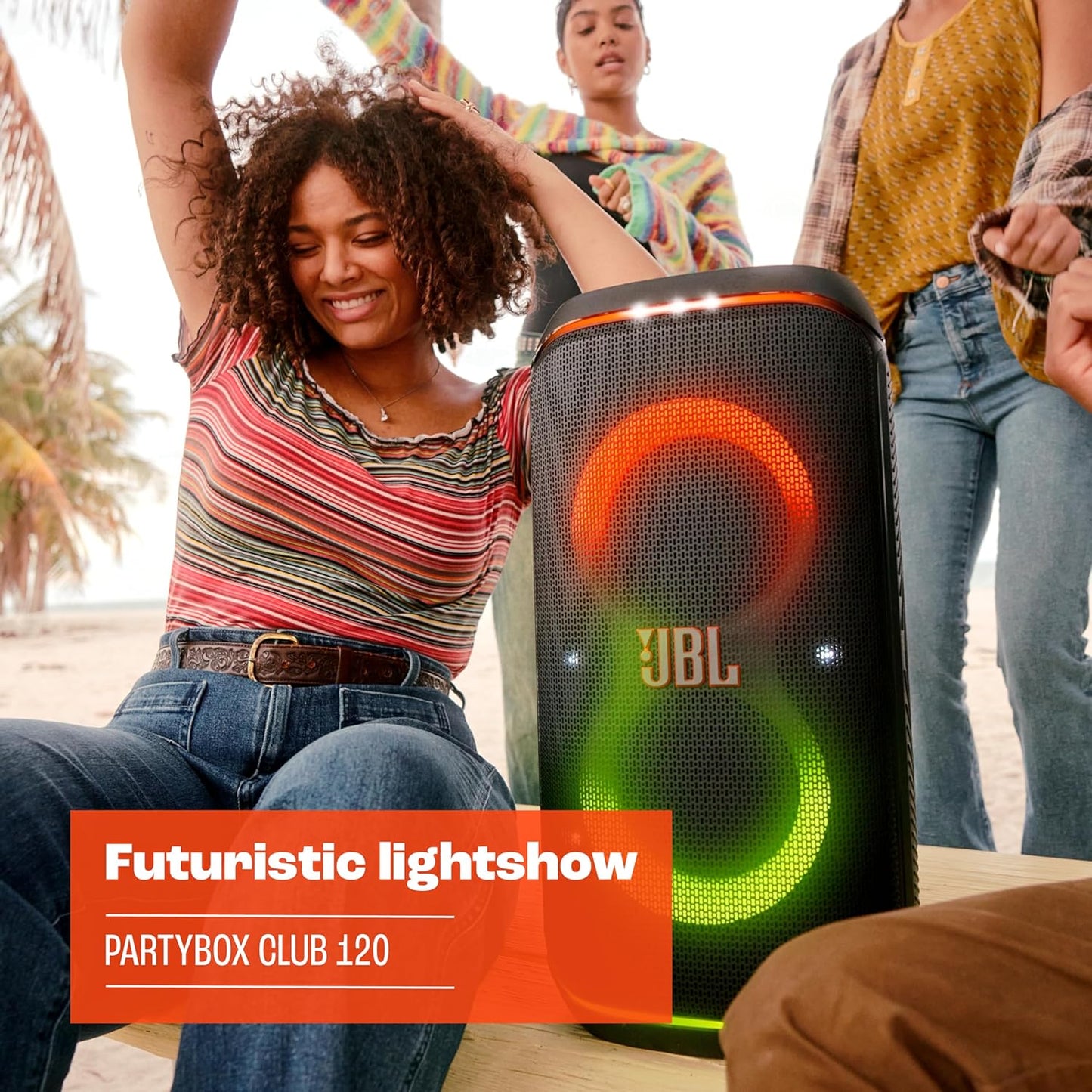 JBL PartyBox Club 120 Portable Party Speaker (White) - electronicsexpo.com - Bluetooth Speakers