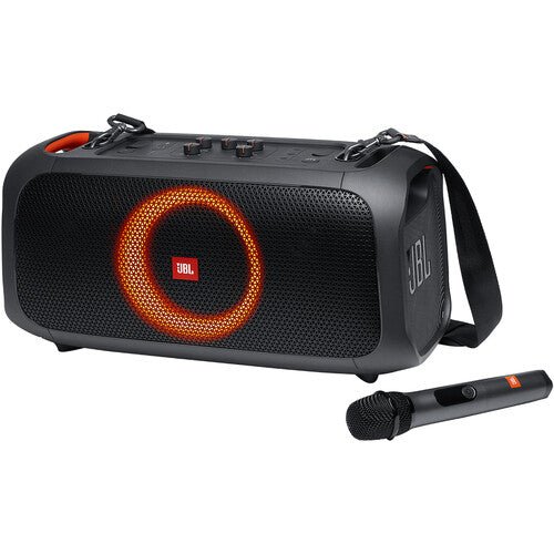 JBL PartyBox On - the - Go Essential Portable Wireless Party Speaker with Microphone - electronicsexpo.com - Bluetooth Speakers