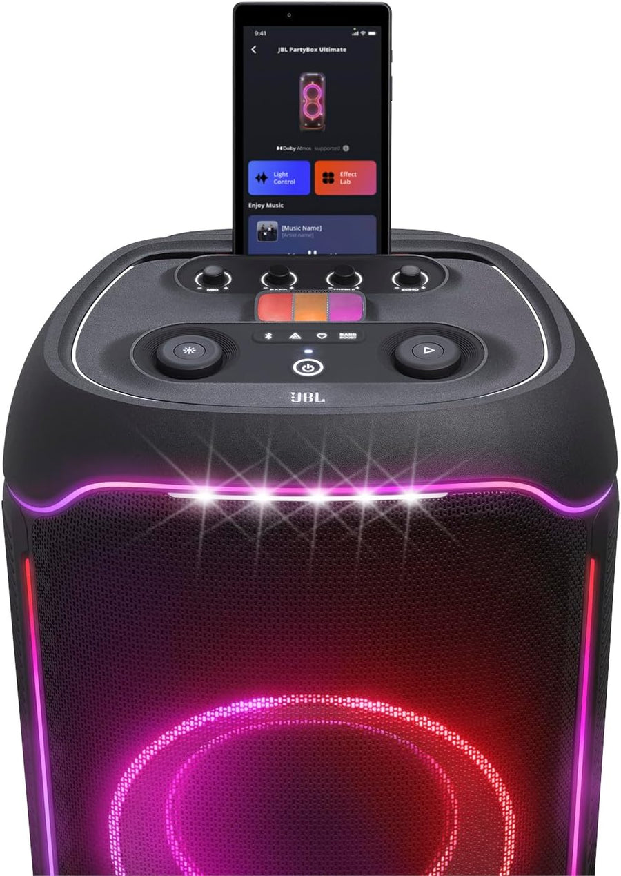 JBL PartyBox Ultimate Powered Bluetooth Speaker with Advanced Light Display, Apple AirPlay 2, and Chromecast Built - In - electronicsexpo.com - Bluetooth Speakers