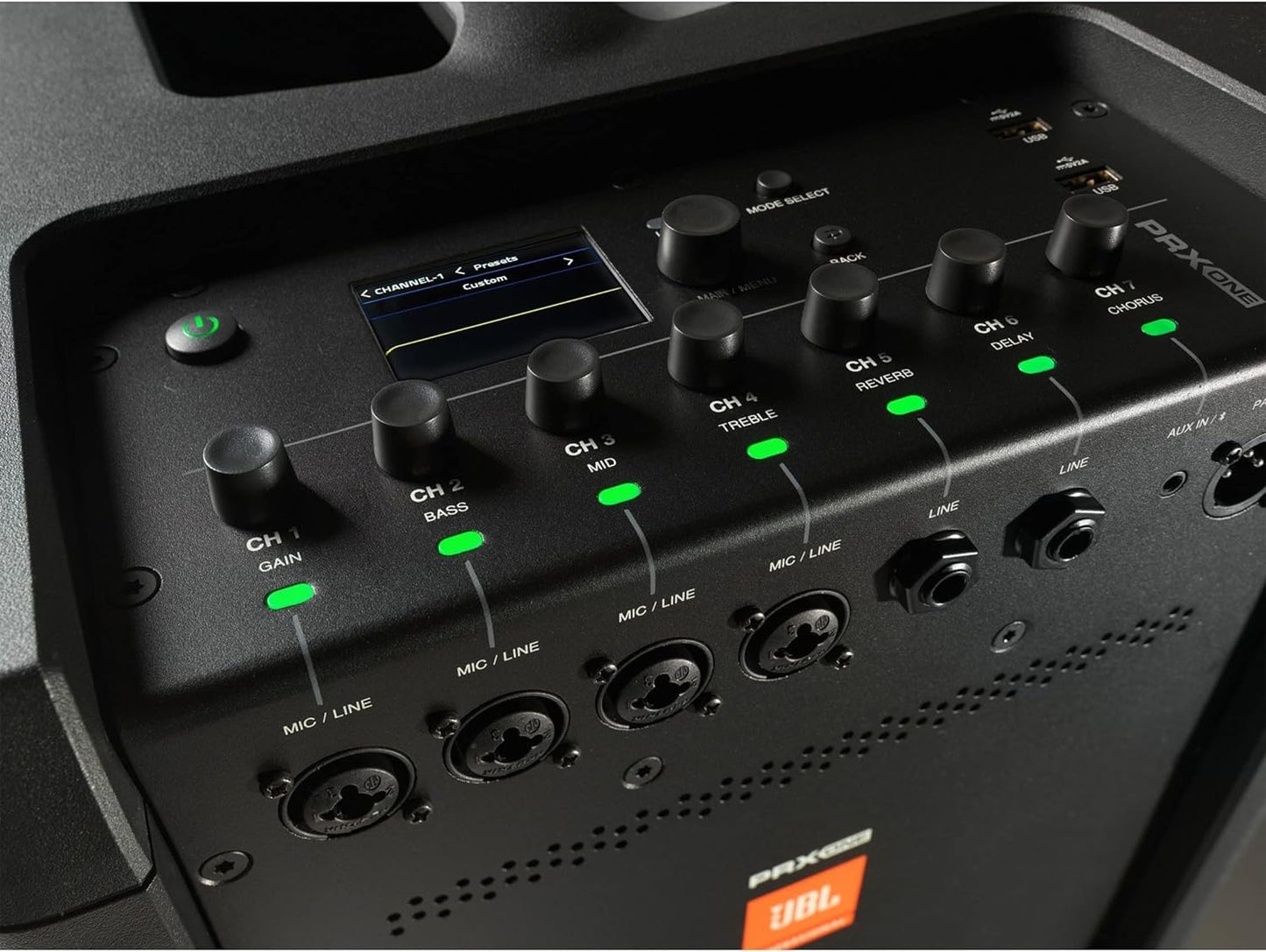 JBL PRO PRX ONE All - in - One Powered Column Array PA System with Mixer and DSP - electronicsexpo.com - Powered + PA Speakers