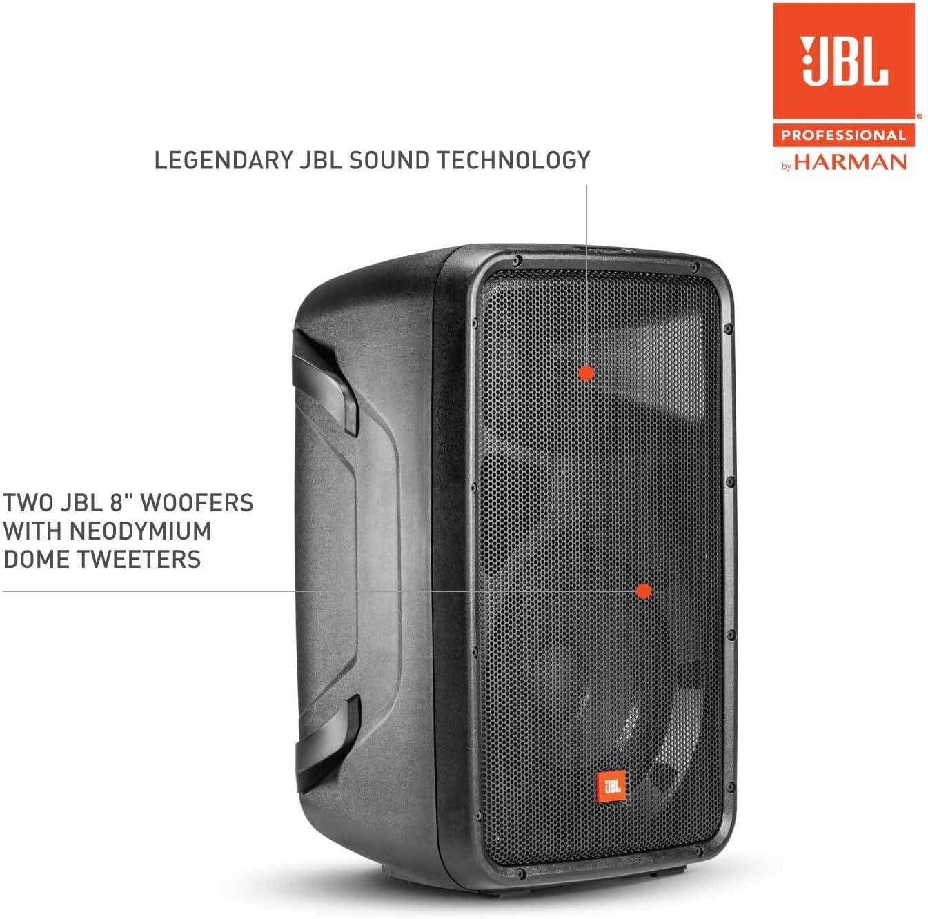 JBL Professional EON208P Portable All - in - One Dual Speaker, 2 - Way PA System - electronicsexpo.com - Speakers