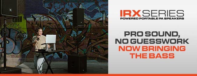 JBL Professional IRX Series 12" Powered Portable Speaker - electronicsexpo.com - Powered + PA Speakers