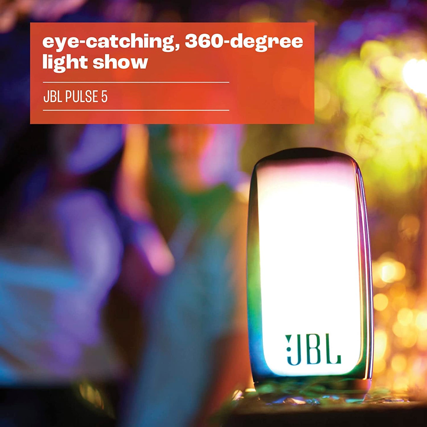 JBL Pulse 5 Portable Bluetooth Speaker with Dazzling Lights Original Pro Sound (Certified Refurbished) - electronicsexpo.com - Bluetooth Speakers