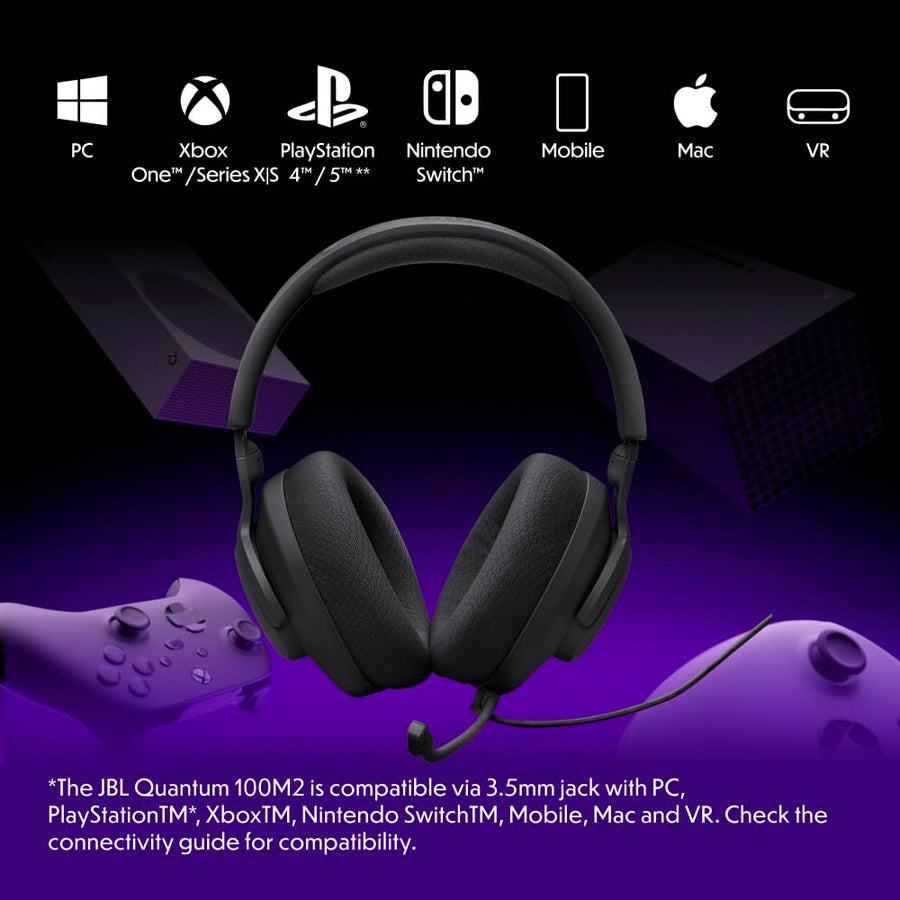 JBL Quantum 100M2 Wired Gaming Headset - electronicsexpo.com - Headphones