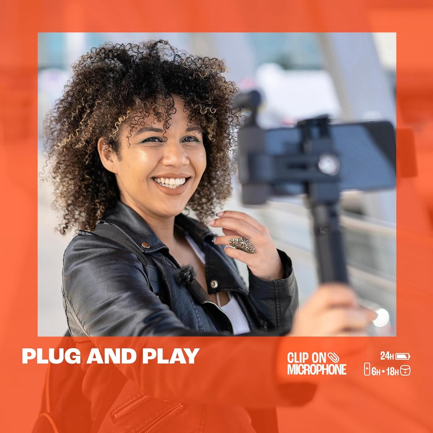 JBL Quantum Stream Wearable Wireless Streaming Microphone USB - C - electronicsexpo.com - Microphones