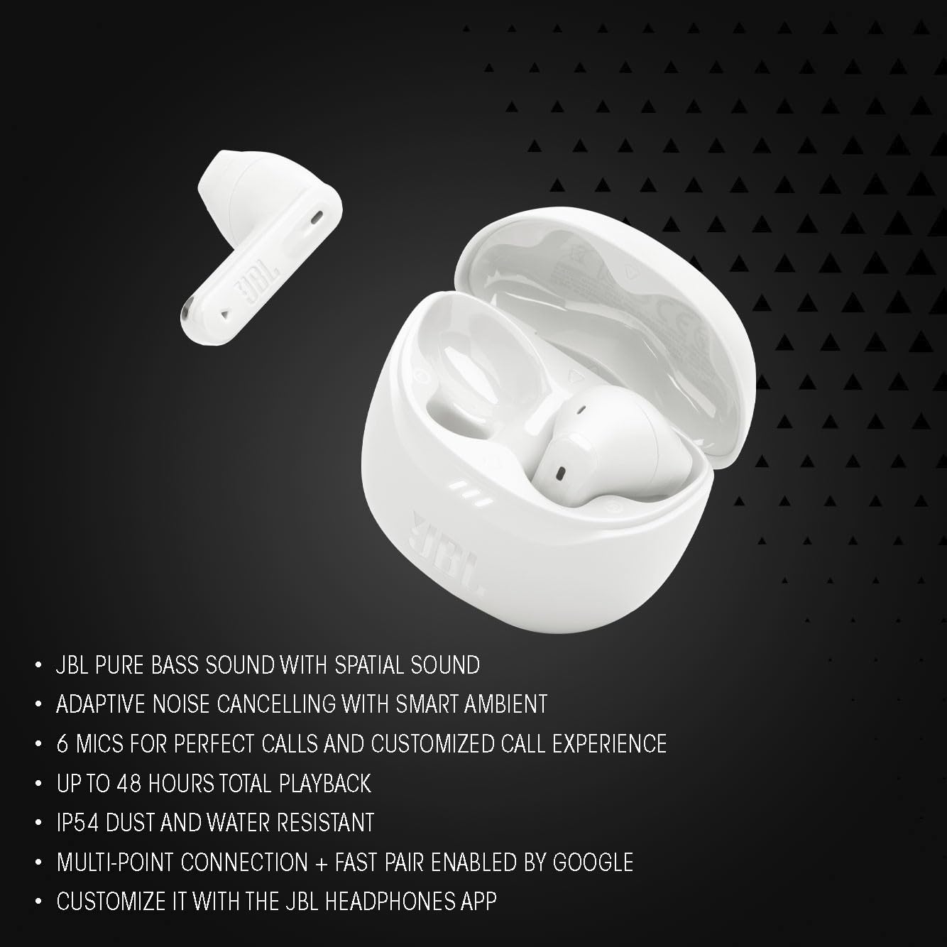 JBL Tune Flex 2 Waterproof True Wireless Noise Cancelling Earbuds - electronicsexpo.com - Headphones