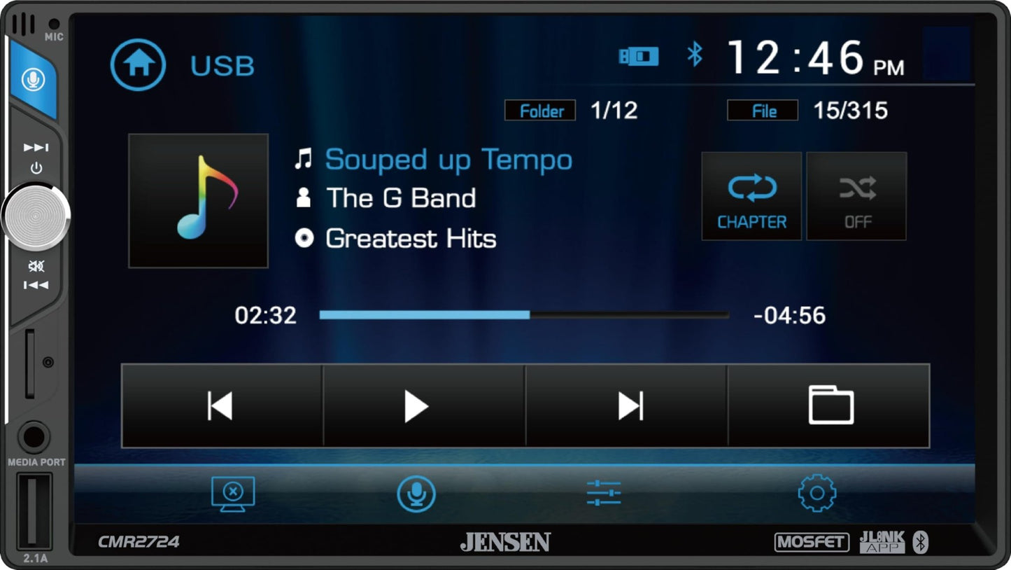 Jensen CMR2724 Digital Multimedia Receiver (does not play discs) - electronicsexpo.com - Car Stereo Receivers