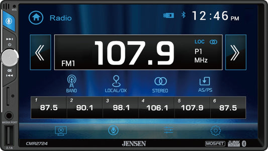 Jensen CMR2724 Digital Multimedia Receiver (does not play discs) - electronicsexpo.com - Car Stereo Receivers