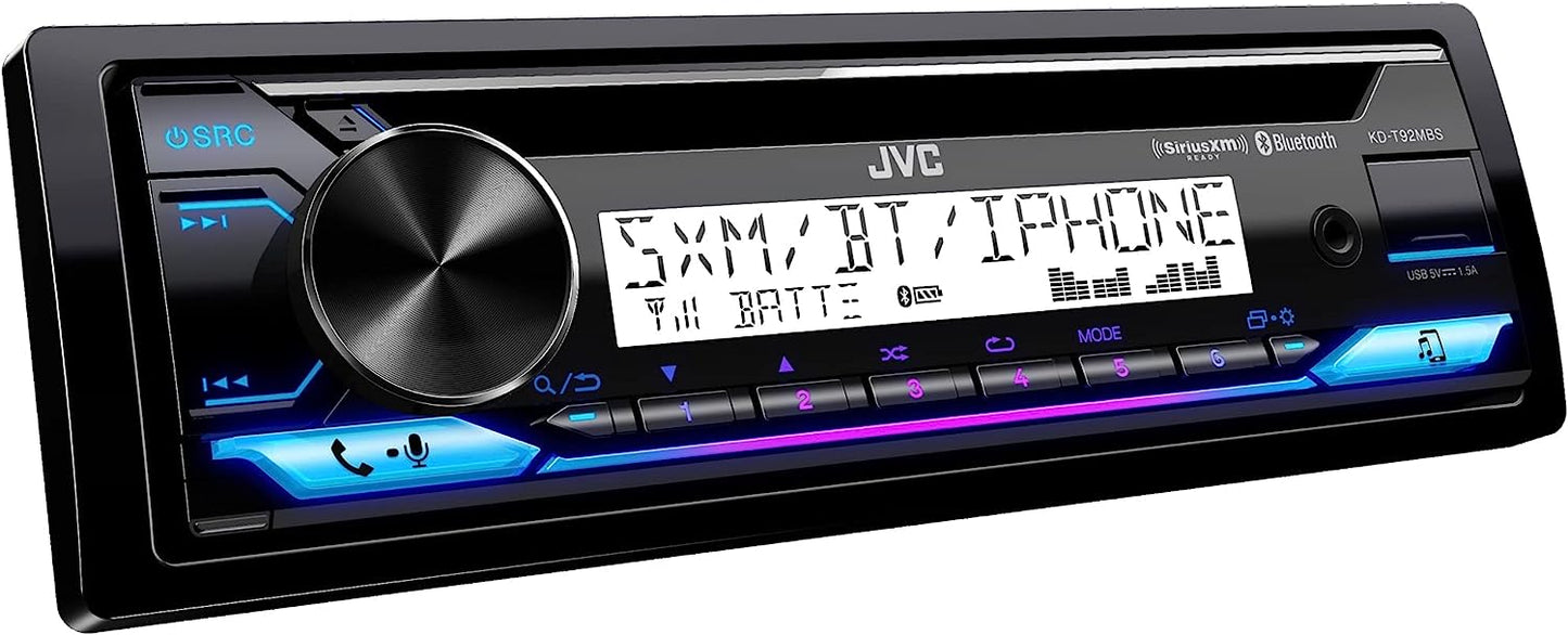 JVC KD - T92MBS Marine Rated Car Stereo Receiver - electronicsexpo.com - Car Stereo Receivers
