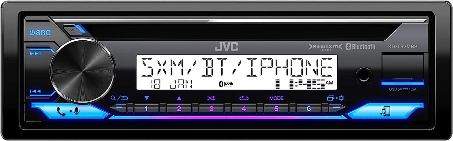JVC KD - T92MBS Marine Rated Car Stereo Receiver - electronicsexpo.com - Car Stereo Receivers