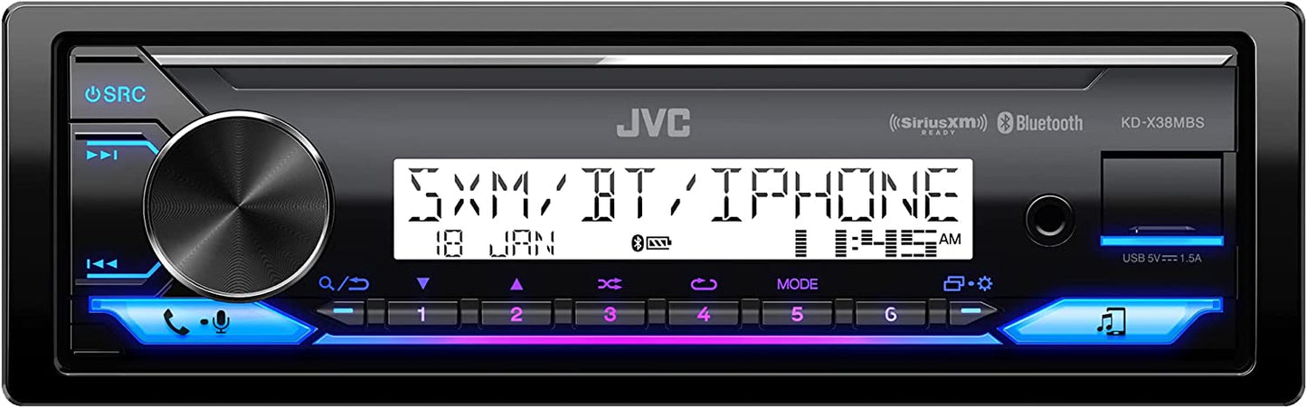 JVC KD - X38MBS Digital Media Receiver for Jeep, Powersports or Marine Applications (Does Not Play Discs) - electronicsexpo.com - Car Stereo Receivers