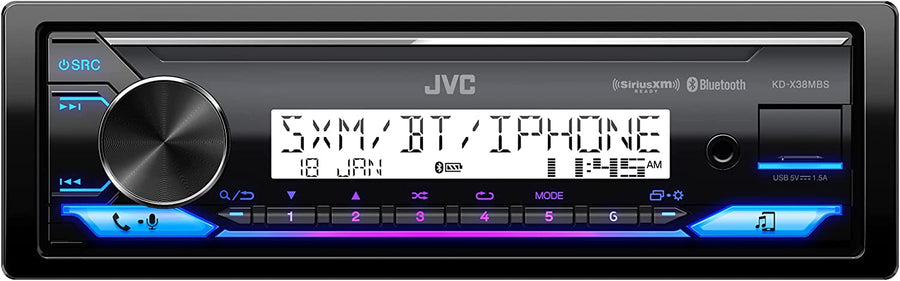 JVC KD - X38MBS Digital Media Receiver for Jeep, Powersports or Marine Applications (Does Not Play Discs) - electronicsexpo.com - Car Stereo Receivers