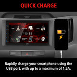 JVC KW - M180BT Bluetooth Car Stereo Receiver with USB Port – 6.75" Touchscreen Display - electronicsexpo.com - Car Stereo Receivers