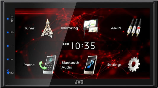 JVC KW - M180BT Bluetooth Car Stereo Receiver with USB Port – 6.75" Touchscreen Display - electronicsexpo.com - Car Stereo Receivers