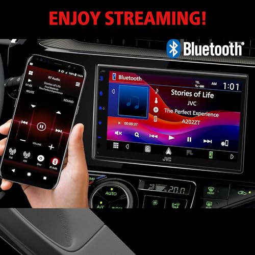 JVC KW - M595BT Single - Din Touchscreen Digital Car Stereo Receiver - electronicsexpo.com - Car Stereo Receivers