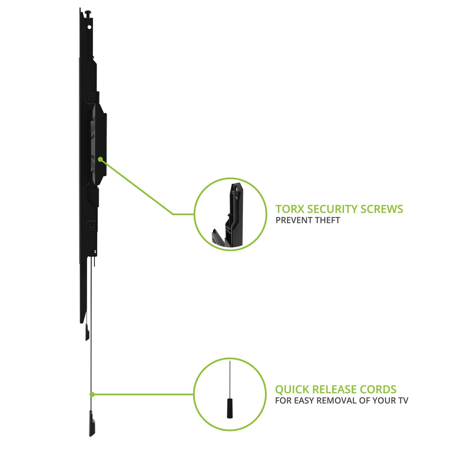 Kanto Fixed TV Wall Mount for Most 32" - 90" TVs (Black) - electronicsexpo.com-TV Wall Mounts