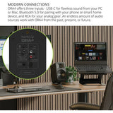 Kanto Living ORA4 Active 2 - Way Reference Desktop Speakers with Bluetooth Streaming (Pair) - electronicsexpo.com - Powered Speakers