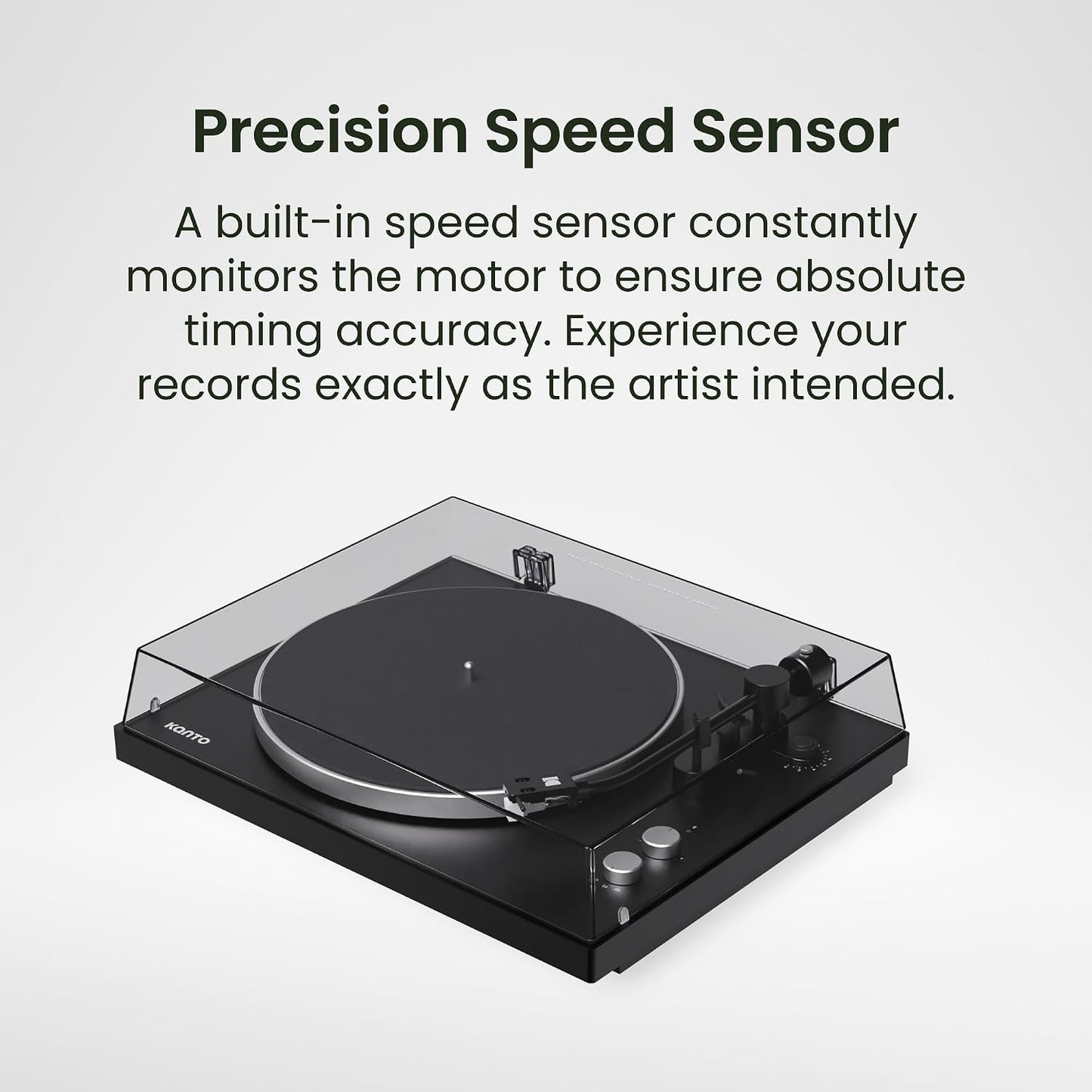 Kanto OBI3 Bluetooth 5.3 Turntable with Built-In Preamp - electronicsexpo.com-Turntables