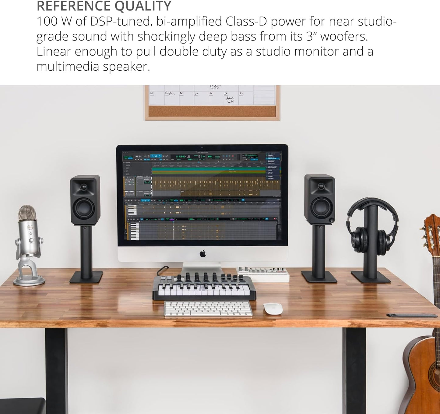 Kanto ORAM 100W Powered Reference Desktop Speakers with Bluetooth (Certified Refurbished) - electronicsexpo.com - Powered Speakers