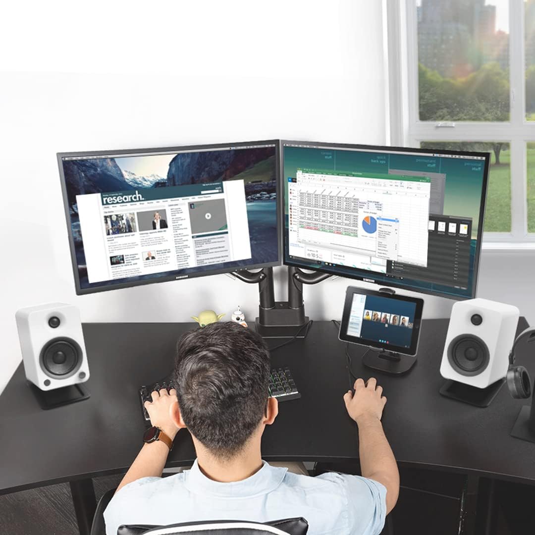 Kanto S4 Desktop Speaker Stands for Midsize Speakers (Pair) - electronicsexpo.com - Speaker Stands & A/V Racks