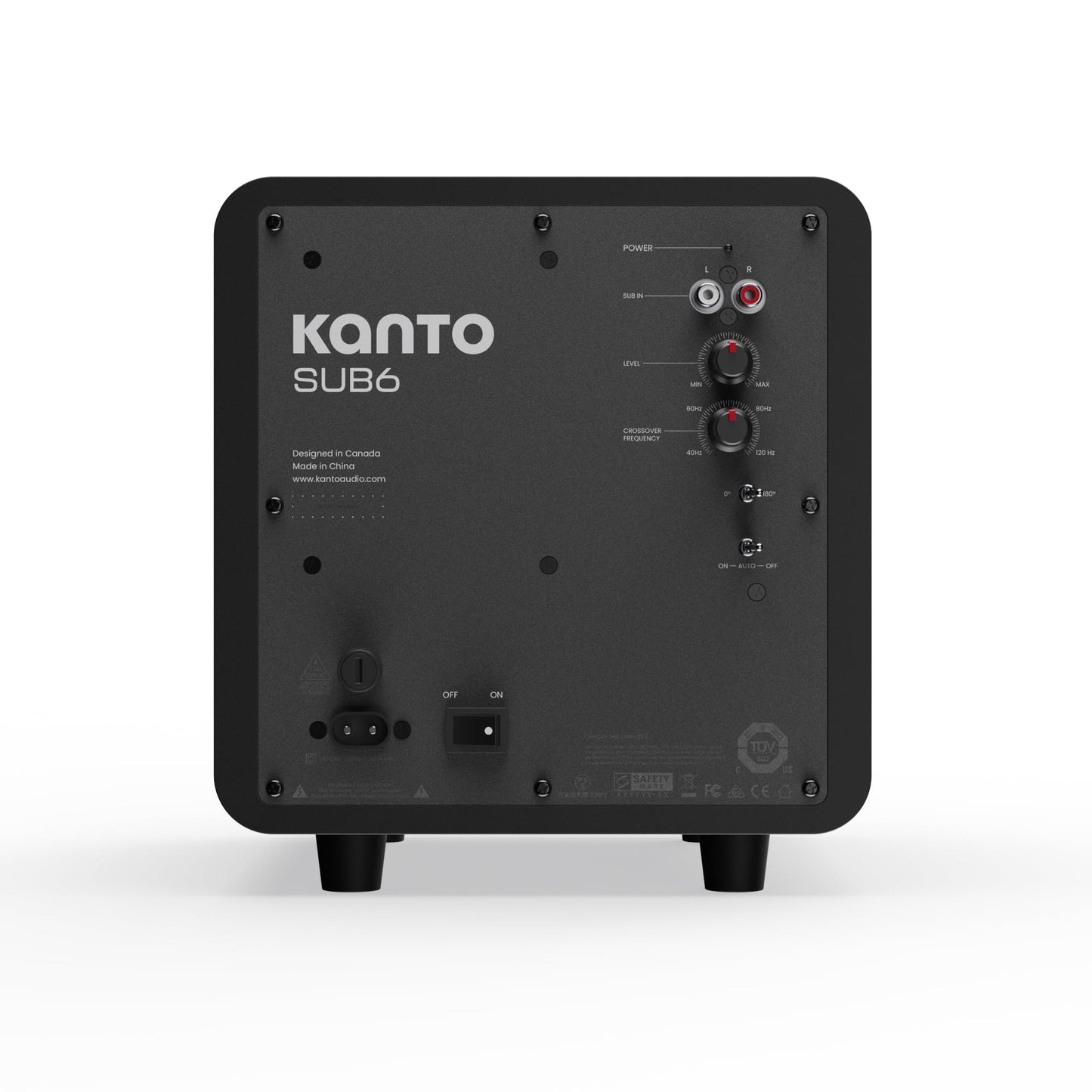 Kanto SUB6 Ultra - Compact Powered Subwoofer - electronicsexpo.com - Subwoofers