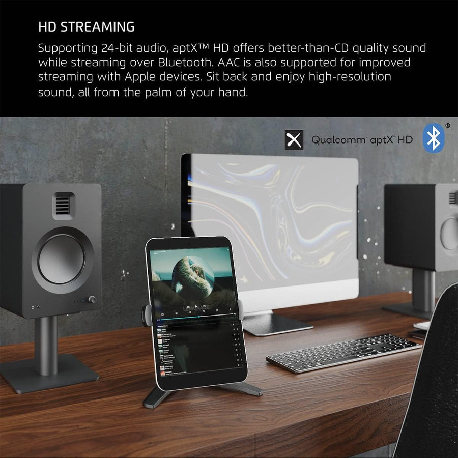 Kanto TUK Powered Bluetooth Speakers (Matte Black/Pair) - electronicsexpo.com - Powered Speakers