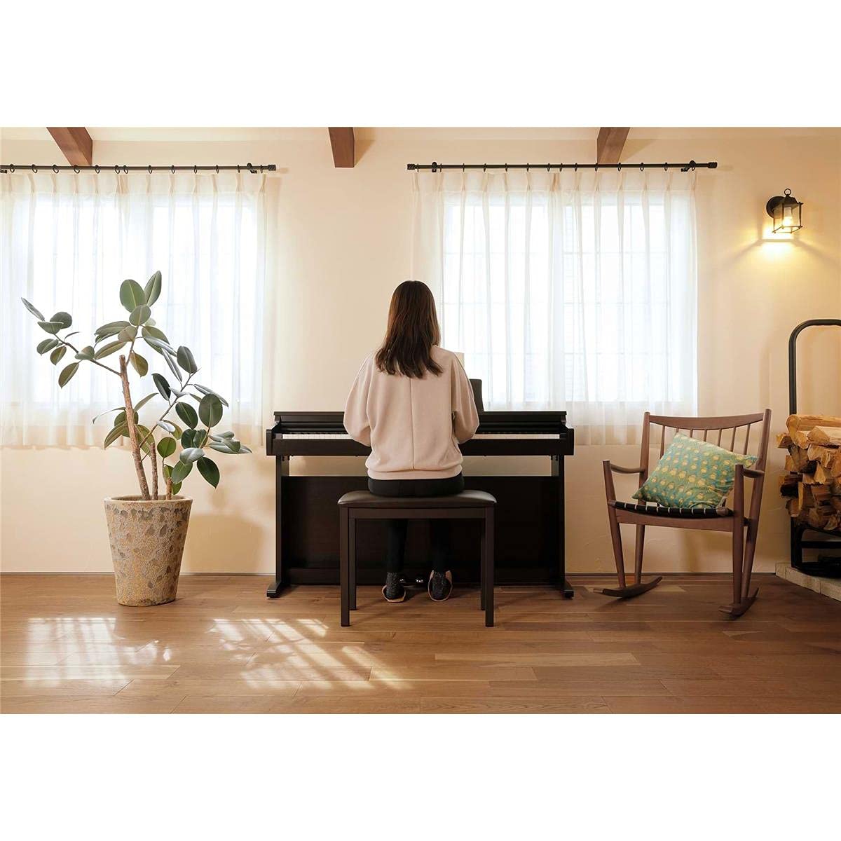 Kawai KDP120 Digital Home Piano (Satin White) - electronicsexpo.com - Digital Pianos