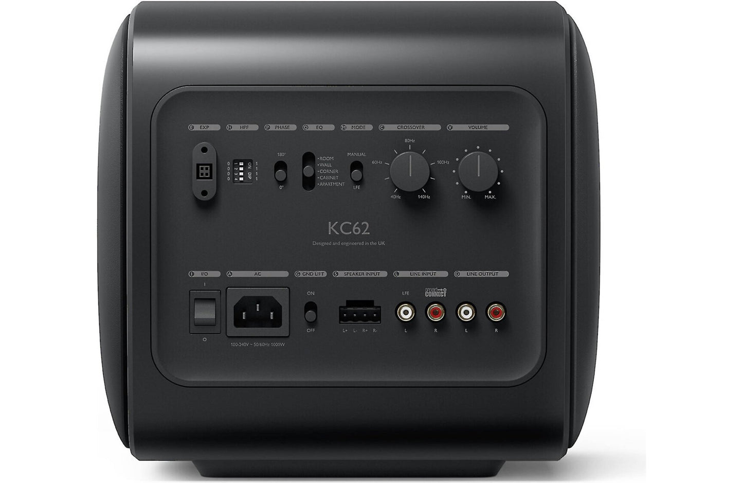 KEF KC62 Compact Powered Subwoofer With Digital Processing - electronicsexpo.com - Subwoofers