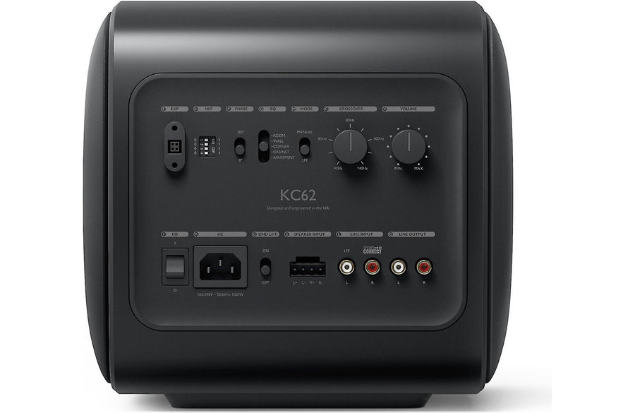 KEF KC62 Compact Powered Subwoofer With Digital Processing - electronicsexpo.com - Subwoofers