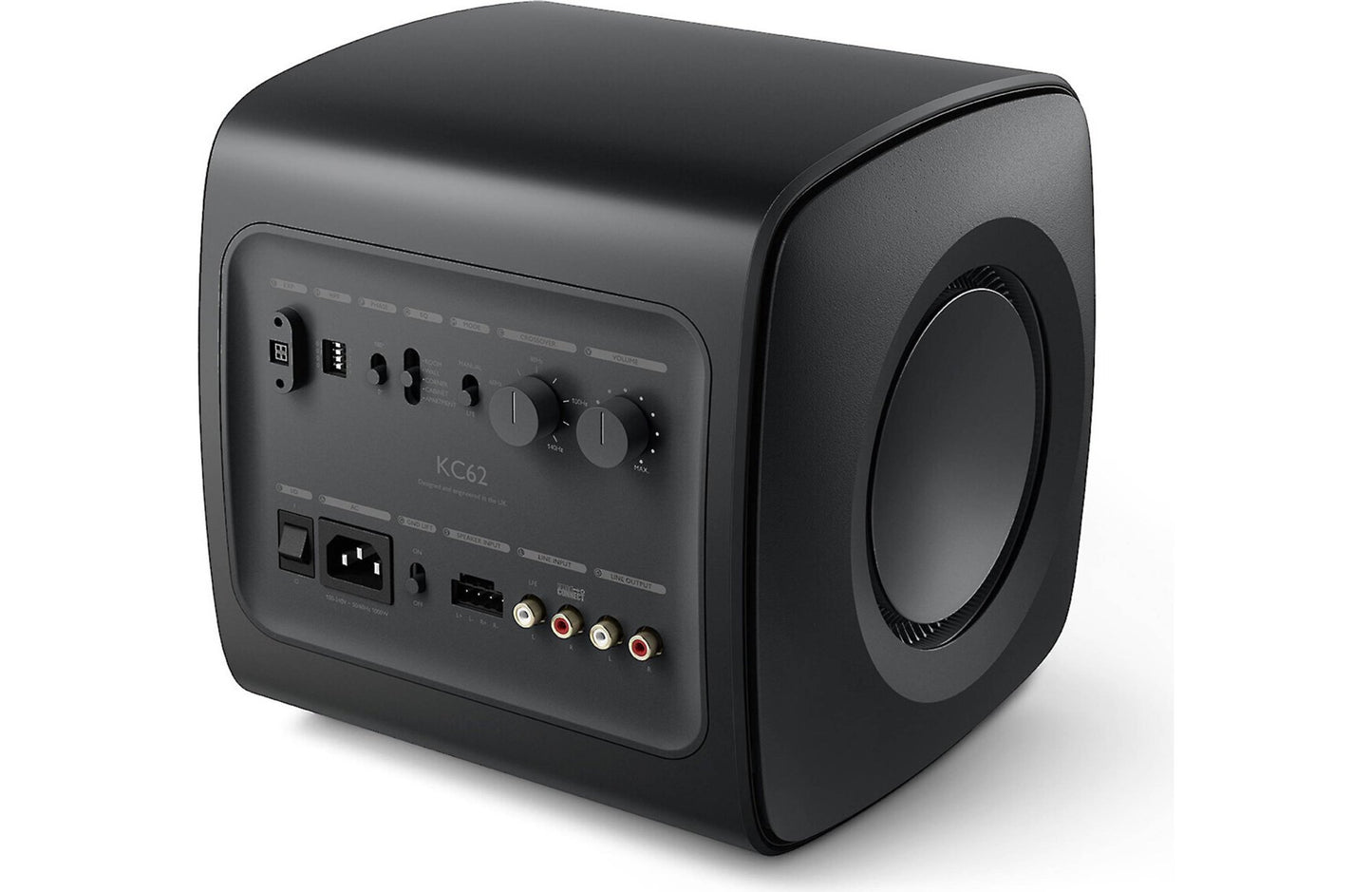 KEF KC62 Compact Powered Subwoofer With Digital Processing - electronicsexpo.com - Subwoofers