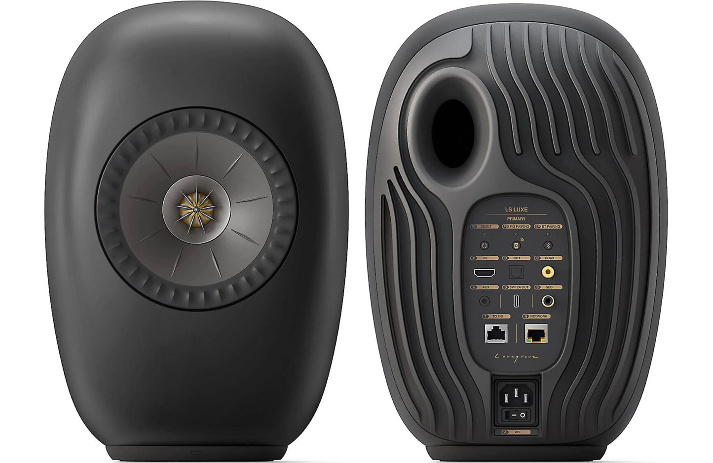 KEF LS LUXE Powered Stereo Speakers with Wi-Fi, Bluetooth, Google Cast, and Apple AirPlay 2 - electronicsexpo.com-Powered Speakers