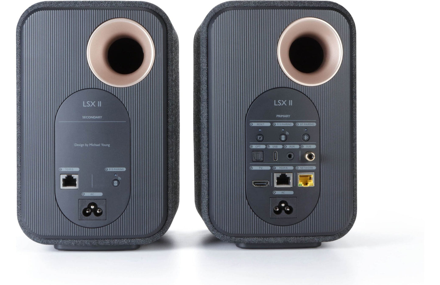 KEF LSX II Powered Speakers with Wi - Fi, Apple AirPlay 2, Google Cast, and Bluetooth Pair (Open Box) - electronicsexpo.com - Bookshelf Speakers