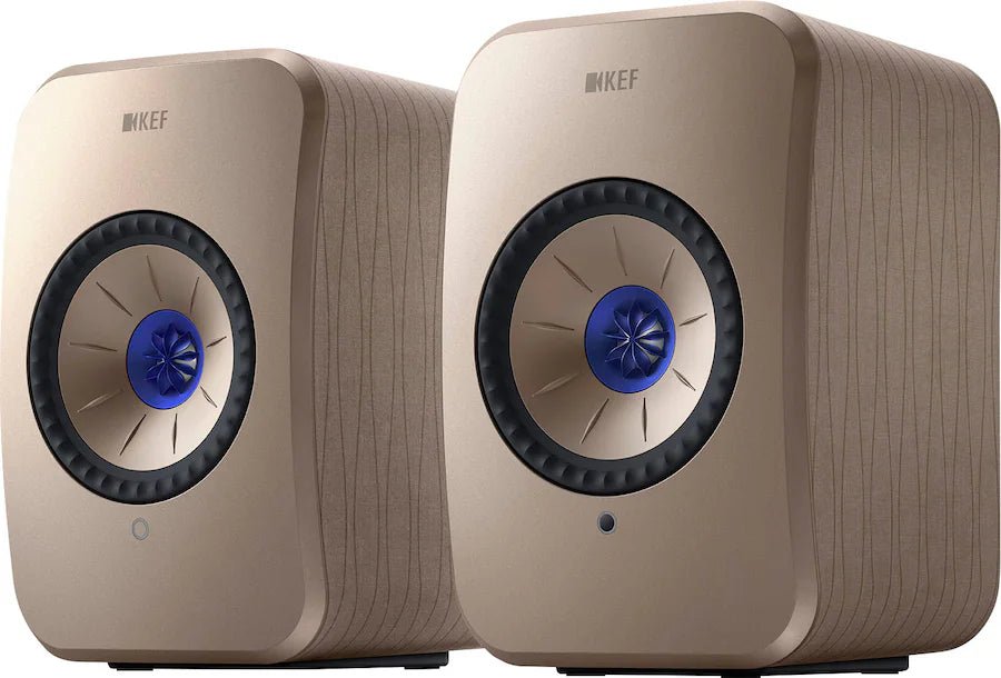 KEF LSX II Powered Speakers with Wi - Fi, Apple AirPlay 2, Google Cast, and Bluetooth Pair (Open Box) - electronicsexpo.com - Bookshelf Speakers