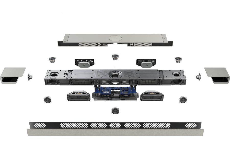 KEF XIO Powered 5.1.2 - Channel Dolby Atmos Sound Bar with Wi - Fi and Bluetooth - electronicsexpo.com - Soundbars