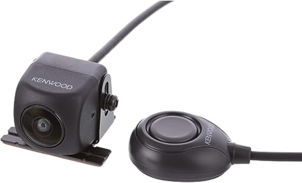 Kenwood CMOS - 320LP Front or Rear View Camera with License Plate Mounting Kit & Camera Switch Unit (Open Box) - electronicsexpo.com - Dash Cam + Backup Camera