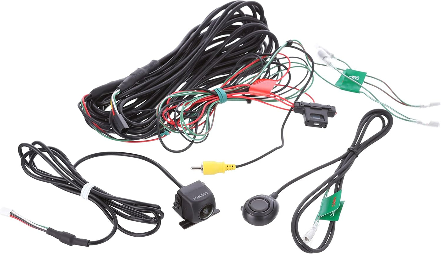 Kenwood CMOS - 320LP Front or Rear View Camera with License Plate Mounting Kit & Camera Switch Unit (Open Box) - electronicsexpo.com - Dash Cam + Backup Camera