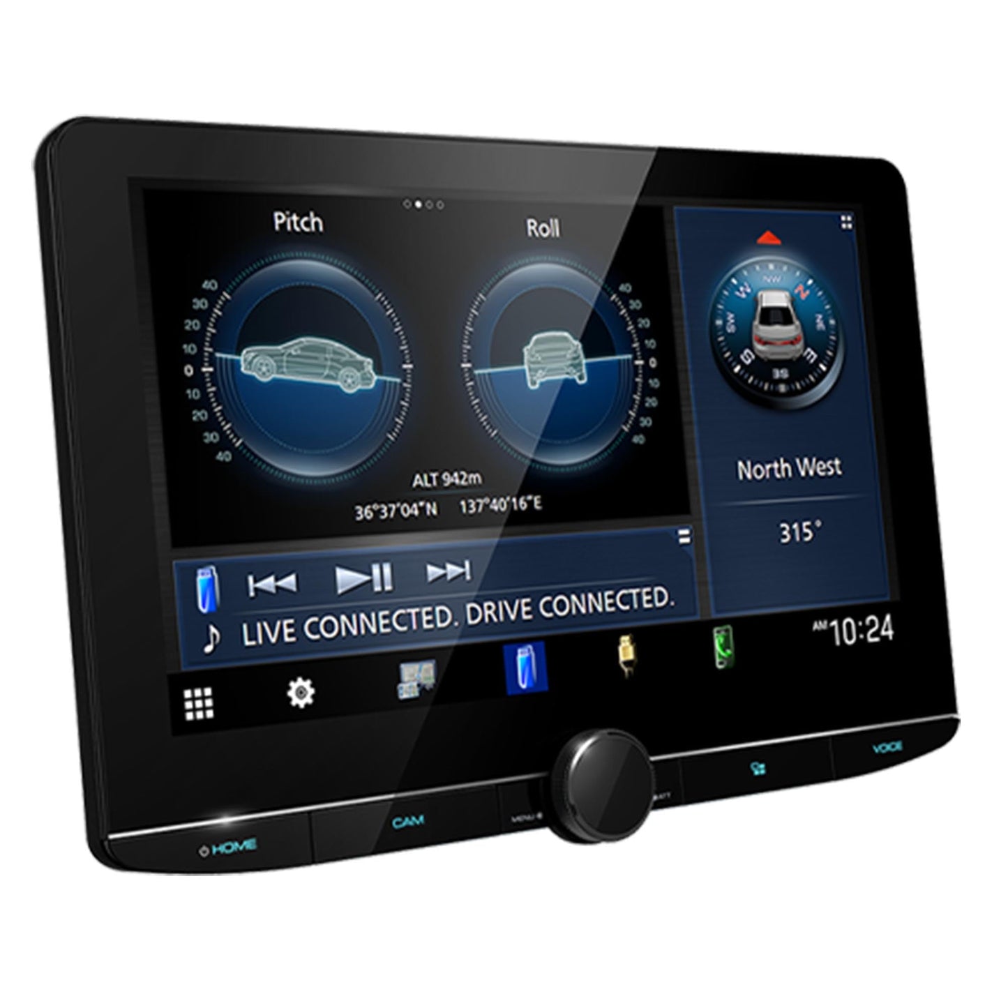 Kenwood DMX1058XR 10.1" Single - DIN Digital Multimedia Receiver with Wireless CarPlay and Android Auto - electronicsexpo.com - Car Stereo Receivers