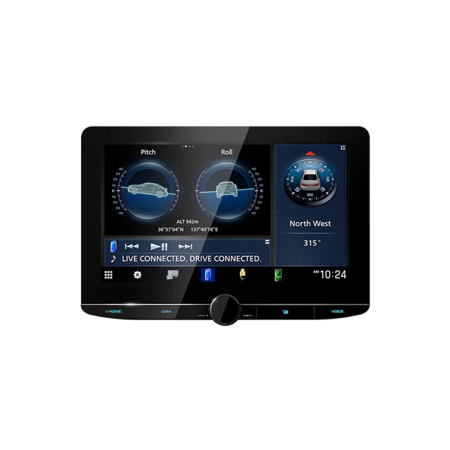 Kenwood DMX1058XR 10.1" Single - DIN Digital Multimedia Receiver with Wireless CarPlay and Android Auto - electronicsexpo.com - Car Stereo Receivers